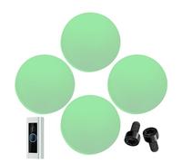 Ring Doorbell Button Cover - Ring Doorbell Button Button Cover | Kit di riparazione suoneria, pulsanti con 2 viti | 4 pulsanti apriporta | Pulsanti per campanello video, per