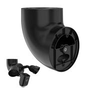 Ring Eave Mount per fotocamera Floodlight - Compatibile con Plus, Pro, Blink Wired, Wyze V2/Pro (nero, 1 pezzo)