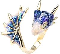 Ring Exquisite Adjustable Unisex Punk Jewelry Enamel Dragon Ring Mens Rings for New Year Gift Valentine's Day Gift Nice processing