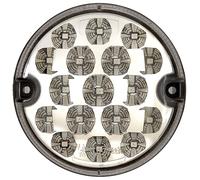 Ring Fanale a led 12-24V 95 mm retronebbia trasparente
