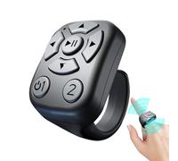Ring Finger Scroller - blluetooth Page Turner | Remote Control App Page Turner | Multifunctional Page Turner Scrolling Anelli Fingertip Control for Photos Videos E-Book Music Auto Camera Shutter