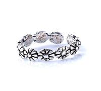 Ring Flower Retro Open Birthday Anniversary Present Gift Accessories Lady Nice processing