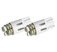 Ring LED501HPW Prism 2 Lampade, 15 LED, Alta Potenza, 12V W5W, Bianco