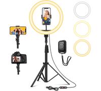 Ring Light Professional 12", Luce per Selfie, Staffa Triangolare 64", Luce Ad An
