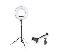 RING LIGHT WALIMEX 23345, Rete elettrica, batterie NP-F, dispositivi Android e iOS (tramite app)