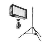 RING LIGHT WALIMEX PRO 20372, Batteria, alimentatore di rete e cavo per auto a 12 V