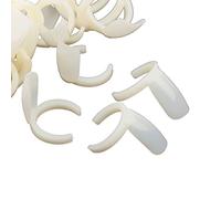 Ring Natural False Nail Art Tools Polish Pops Espositore Suggerimenti per la pratica, 50 pezzi