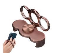 Ring Phone Holder - 360 Rotating Foldable Mobile Grip | Double-Ring Back Clip Holder | Phone Stand For Hand Finger Use, Desk Car Office Gym Kitchen Table Call Navigation