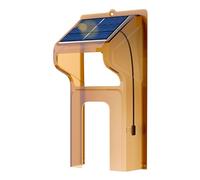 Ring Rain Cover - Custodia per campanello resistente alle intemperie | scudo di protezione | Materiale PC trasparente | Protezione impermeabile a 5 lati | Caricatore per pannello solare USB-C incluso