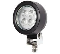 Faro da lavoro rotondo 4 LED 12/48V IP66 12W alluminio 120x150x84mm