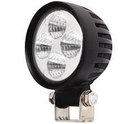 Faro da lavoro rotondo 4 LED 12/24V IP67 12W alluminio 135x83x66mm