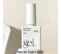 RING RING One Step Gel Nail 9ml #08 Top Coat Gel Coreano Nail Care Beauty NUOVO