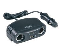 RING Doppio 12v 8 Ampere Auto Multipresa Con Ricarica USB Sigaretta Presa RMS7