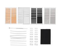 Ring Size Adjuster Set | 30 Pcs Clear Water - Tight Silicone & Foam Inserts | Regulate Loose Rings for Women/Men/Wide Bands | Includes Measuring Tool & Polishing Cloth