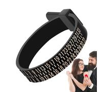 Ring Sizer Measuring Tool - Soft PVC 15cm, Flexible Circumference Gauge | Finger Size Measurement Strap, Reusable Jewelry Mandrel | For Men Women Engagement Band Wedding Gift Sizing