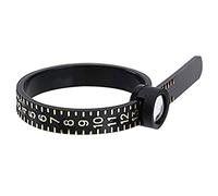 Ring Sizer - Ring Sizer Ruler | Ring Sizer Tool | Ring Finger Sizer 1-17 US Ring Size, Ring Sizer Measuring Set With Magnified Glass With Magnified Window Ring Measurement Tool, Ring Measurer, Se