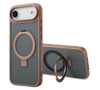ACCEZZ Stand ad Anello Backcover metallo COVER per Apple iPhone Air, Marrone