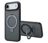 ACCEZZ Stand ad Anello Backcover metallo COVER per Apple iPhone Air, Nero