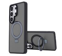 ACCEZZ Stand ad Anello Backcover metallo COVER per Samsung Samsung Galaxy S26 Ultra, Nero