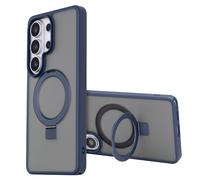 ACCEZZ Stand ad Anello Backcover metallo COVER per Samsung Samsung Galaxy S26 Ultra, Blu