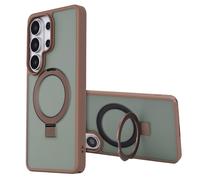 ACCEZZ Stand ad Anello Backcover metallo COVER per Samsung Samsung Galaxy S26 Ultra, Marrone