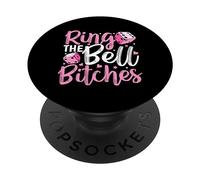 Ring the Bell Bitches Bunco Game Night Divertente giocatore di Bunco PopSockets PopGrip Adesivo