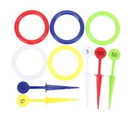 Ring Toss Game, Promuovi Il Coordinamento per Gli Occhi per Gli Occhi Magren Child Interaction Plastic Toy per Beach Grassland