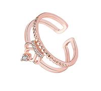 Ring Women Size Adjustable Fashion Crown Layer Diamond Ring Lady Jewelry Accessories Love Gift Golden Nice processing