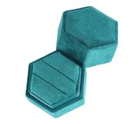 Ringbox Hexagon tra cui - Gioielli eleganti per la conservazione sicura degli anelli di fidanzamento, scatola etui decorativa per anelli | Elegante scatola regalo per l'applicazione del matrimonio di