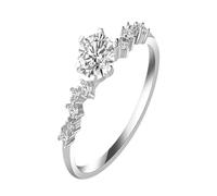 Ringe Verschluss Dreams Moissanite Diamantring: Himmlisch für Ihre besonderen Momente Bio Melkfett Ringelblume (GD1, A)