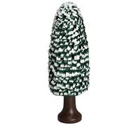 Ringelbaum Abete Con Radice Verde/Bianco Albero Legno H=8cm Nuovo Decorazione