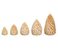 Ringelbaum Winterfichte Natura Albero Legno H=3cm Nuovo Decorazione Seiffen