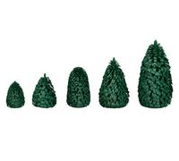 Ringelbaum Winterfichte Verde Albero Legno H=6cm Nuovo Decorazione Seiffen
