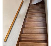 Ringhiera antiscivolo in legno per scale, 3 m, per interni ed esterni, ringhiera antiscivolo per anziani e bambini, maniglione di sicurezza per soppalco e scale