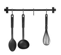 Ringhiera da cucina in metallo nero RADKA 50,5 cm