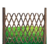 Ringhiera Da Giardino Retrattile - Schermo Di Piante Espandibile Da 120 Cm, Barriera Divisore A Lattice, Recinzione Di Impianti Di Arrampicata Per Interni Ed Esterni | Protezione Giardino Patio