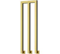 Ringhiera in alluminio Pozzo della, Ringhiera della a forma di M, Corrimano del corridoio interno ed esterno, Asta di supporto di sicurezza antiscivolo for anziani Ringhiera per scala(Gold,75cm)