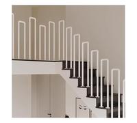 Ringhiera Industriale In Ferro Battuto A Forma Di U, Antiscivolo, Di Sicurezza Pali Di Supporto Per Anziani E Bambini Per Giardino, Soppalco, Corridoio, Villa 1 Pezzo(Bianco,95CM/3.1FT)