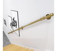 Ringhiera moderna in metallo dorato per scale, da 60 cm a 300 cm, elegante supporto di sicurezza per interni ed esterni, design elegante per la decorazione della casa, durevole e stabile