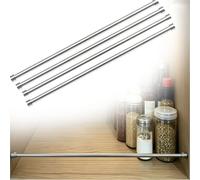 ringhiera per mensole Parapetto Anticaduta Per Ripiani Aperti Da 1/2/4/6/8 Pacchi, Libreria Armadi/librerie/armadi/portascarpe In Legno Massello, Impedisce(Pack of 4,L 30 cm)