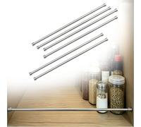 ringhiera per mensole Parapetto Anticaduta Per Ripiani Aperti Da 1/2/4/6/8 Pacchi, Libreria Armadi/librerie/armadi/portascarpe In Legno Massello, Impedisce(Pack of 6,L 95 cm)