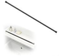 ringhiera per mensole Parapetto Nero Per Scaffalature, Parapetti Decorativi Per Ripiani Ribaltabili Per Armadio Da Cucina/bagno/portaspezie, Recinzione Anticaduta(Pack of 1,L 40 cm)