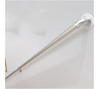 Ringhiera per Scale A Muro Corrimano per Scale Interne Esterne Sito Addensato di Diametro 8 Cm, Installazione Stabile Utilizzata in Doccia, Bagno, Corridoio, Villa, Loft, Silver, 9ft/270cm
