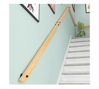 ringhiera per scale Corrimano for scale in legno massello adatti for corridoi e soffitte. Possono essere installati sia sul lato sinistro che su quello destro. esterne(Wood color,120cm)