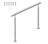 Ringhiera per Scale Esterne, gradini, Portico, corrimano di Transizione, Questa ringhiera per Scale Esterne in Acciaio Inossidabile per 2-3 gradini, corrimano Regolabile con Kit di