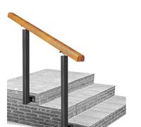 Ringhiera per scale il - Balaustra da giardino per 1-3 gradini, protezione di sicurezza per scale esterne, design durevole ed elegante, perfetto per uso domestico e giardino