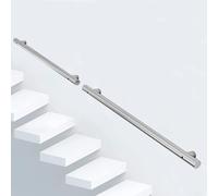 Ringhiera per scale in acciaio inox per interni ed esterni, montaggio a parete, per scale e corridoi, ringhiera in metallo per ville e loft, impugnatura di sicurezza