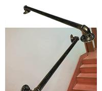Ringhiera per scale in bronzo anticato per loft e bar, montaggio a parete, maniglia per interni ed esterni, lunghezza 360 cm