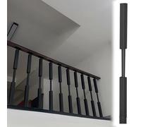 Ringhiera per Scale Interne Balaustre in Ferro Battuto per Scale Interne, Confezione da 10 12 16 20 30 40 50 pack per Ringhiere, Montanti per 40 mm x 40 mm(Black,35 packs)