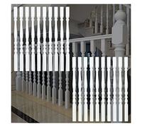 Ringhiera Per Scale Interne/ Esterni Bianco In legno Balaustre per scale interne - (Set di 1/4/10/20) In legno Fusi per balaustra di scale Colonna post per la ristrutturazione di ringhiere di ponti, s